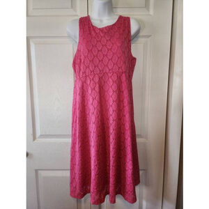 Motherhood Pink Lace Dress
